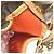 Borsa a Spalla Demi Lune Perforata Monogram Louis Vuitton Marrone Arancione - vista 13