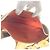 Borsa a Spalla Demi Lune Perforata Monogram Louis Vuitton Marrone Arancione - vista 14