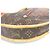 Borsa a Spalla Demi Lune Perforata Monogram Louis Vuitton Marrone Arancione - vista 4