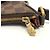 Borsa a Spalla Louis Vuitton Damier Bloomsbury PM Marrone - vista 9