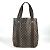 Borsa a Spalla Louis Vuitton Damier Cabas Bobur Marrone Damier ebene