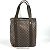 Borsa a Spalla Louis Vuitton Damier Cabas Bobur Marrone Damier ebene - vista 2