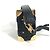 Borsa Clutch Louis Vuitton Pouch Laterale PM Nero - vista 3