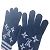 Guanti Louis Vuitton M76029 Gon Monogram Stripes Rosso Blu navy - vista 4