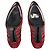 Balenciaga Pumps in suede e pelle con più cinturini Rosso - vista 4