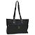 Bolsa de Ombro MCM Vicetos Logogram em Couro PVC Preto Auth ti758