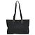 Bolsa de Ombro MCM Vicetos Logogram em Couro PVC Preto Auth ti758 - vista 2