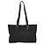Bolsa de Ombro MCM Vicetos Logogram em Couro PVC Preto Auth ti758 - vista 5