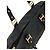 Bolsa de Ombro MCM Vicetos Logogram em Couro PVC Preto Auth ti758 - vista 6