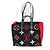 On the Go GM Tote Bag aus Monogram Teddy von Louis Vuitton Schwarz Rot