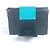 Clutch in pelle Prada 1BD067 Nero Verde