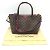 Bolso de Hombro Damier Hyde Park de Louis Vuitton Castaño Fucsia Damier ebene