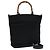 Bolsa de Ombro GUCCI Bamboo Nylon 2way Preta 002 1998 0441 Auth ti2050 Preto