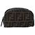 FENDI Zucca Canvas Tasche braun schwarz silber authentisch fm3759