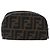 FENDI Zucca Canvas Tasche braun schwarz silber authentisch fm3759 - Ansicht 2