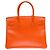 Hermès Sac HERMES Birkin 30 en Cuir Orange - 102116 - vue 3
