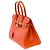 Hermès Sac HERMES Birkin 30 en Cuir Orange - 102116 - vue 4