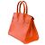 Hermès Sac HERMES Birkin 30 en Cuir Orange - 102116 - vue 5