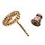 Orecchini in bronzo Fendi con zirconia - vista 2
