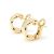 Orecchini a cerchio in oro giallo Chanel Coco Crush - vista 2
