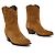 Botas Celine Slimane 2021 FR41 Ante Dorado Botas Bajos Tiag UK7 US9.5 Céline Caramelo - vista 2