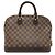 Borsa Tote Damier Alma di Louis Vuitton Marrone