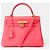 Hermès Sac HERMES Kelly 28 en Cuir Rose - 102115