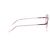 Gafas de sol Liu.Jo T. Metal Rosa - vista 3