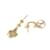 Orecchini Louis Vuitton Monogram Flower Stud D'oro  - vista 4
