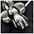 Pendente di collana Louis Vuitton Vivienne M00831 Argento - vista 6