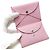 Tarjetero de cuero Epsom Calvi Duo de Hermès Rosa - vista 3