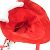 Borsa a spalla in nylon da uomo Bottega Veneta Rosso - vista 3
