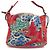 NOVE BORSA A MANO JAMIN PUECH BORSA UCCELLI BORDATURE PAILLETTES ROSSA Multicolore