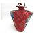 NOVE BORSA A MANO JAMIN PUECH BORSA UCCELLI BORDATURE PAILLETTES ROSSA Multicolore - vista 4