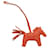 Tasche Charm Anjou Milo Saw Carnelian Rodeo PM von Hermès Rot  - Ansicht 3