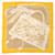 Hermès Hermes Carre Kelly Silk Scarf Beige Yellow  ref.1630833
