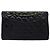 CHANEL Borsa a Spalla Matelassé in Pelle Nera con Catena Dorata CC Auth 88183 Nero D'oro - vista 2