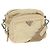 Pochette Prada Nylon Beige Argento Auth ki4892