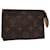 LOUIS VUITTON Monogram Poche Toilette 15 Pouch M47546 LV Auth 86035 Monograma Lona  ref.1630989