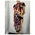Balenciaga Vestido de seda itak FW2007 de Nicolas Ghesquière Negro Blanco Multicolor Naranja Púrpura Amarillo - vista 7