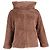 Herno Fleece-Hoodie aus braunem Polyester Rot