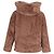 Herno Fleece-Hoodie aus braunem Polyester Rot - Ansicht 3