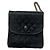 Borsa a mano Chanel in seta nera Nero