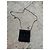 Borsa a mano Chanel in seta nera Nero - vista 3