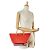 Borsa Louis Vuitton Monogram Vernis Bellevue PM Rosso - vista 11