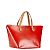 Borsa Louis Vuitton Monogram Vernis Bellevue PM Rosso - vista 2