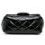 Chanel Mini Cuadrado Negro Clásico en Charol con Solapa Simple - vista 3