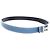 Cinturón reversible Hermès Constance H de cuero azul - vista 2