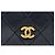 Trendy CC Cartera larga acolchada Chanel Negro - vista 7