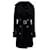 2008 Chanel & Karl Lagerfeld 08A Black Velvet Double Breast Coat with Belt  ref.1632047